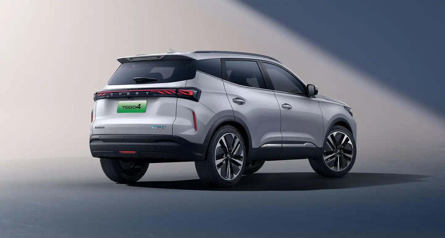 chery tiggo4 side back view