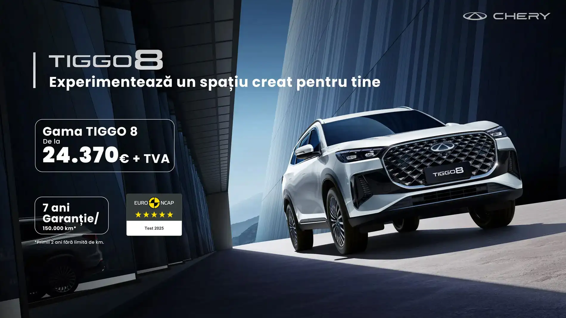 TIGGO 8 cu Pret 24370 euroncap